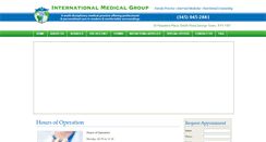 Desktop Screenshot of intmedicalgroup.net